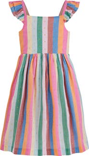 Mini Boden Kids' Annalisa Twirly Stripe Sundress
