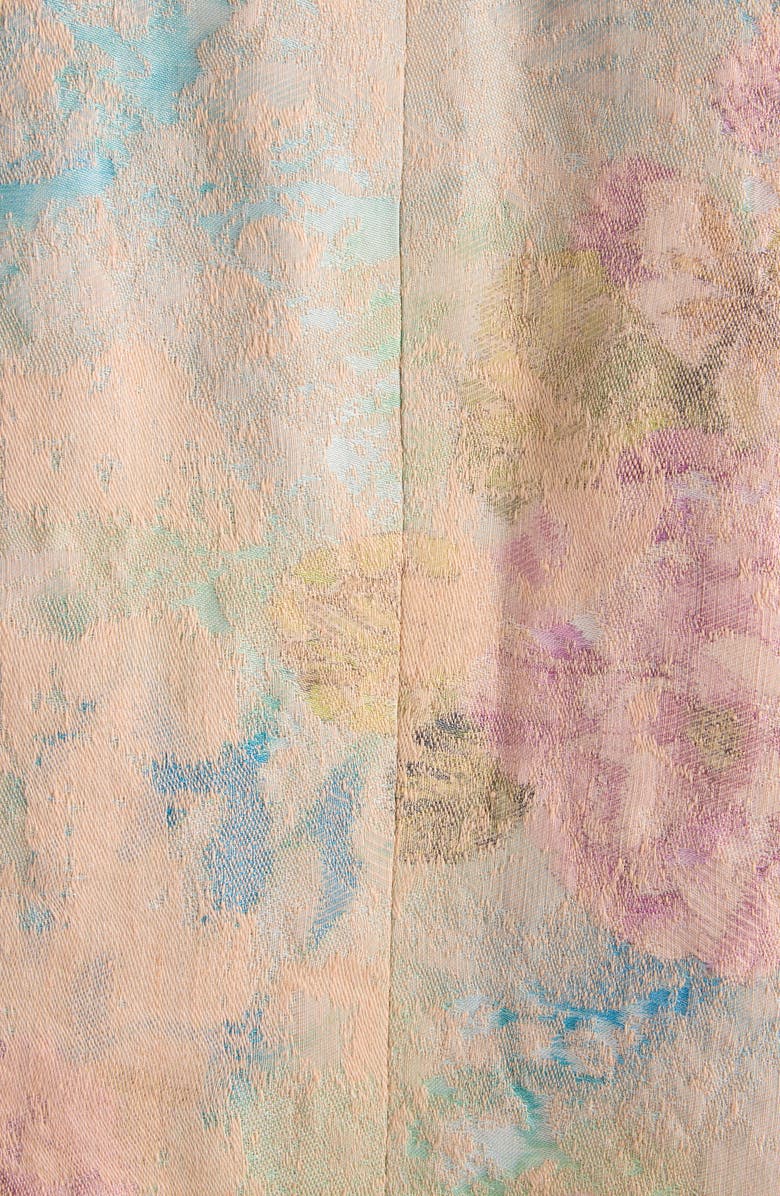 Dries Van Noten Basti Floral Jacquard Single Breasted Blazer, Alternate, color,