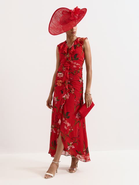 Mae V-Neck Floral Maxi Dress