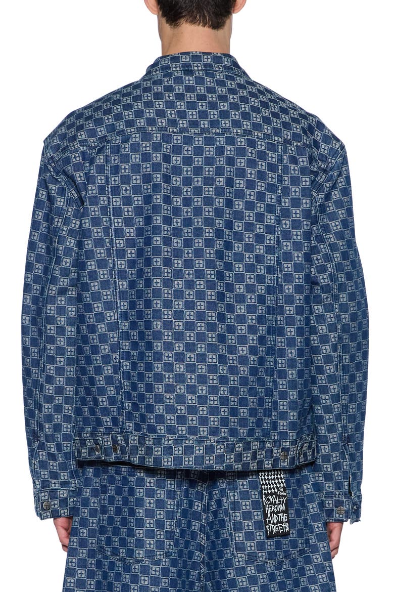 Oh G Klassic Denim Trucker Jacket, Alternate, color, DENIM