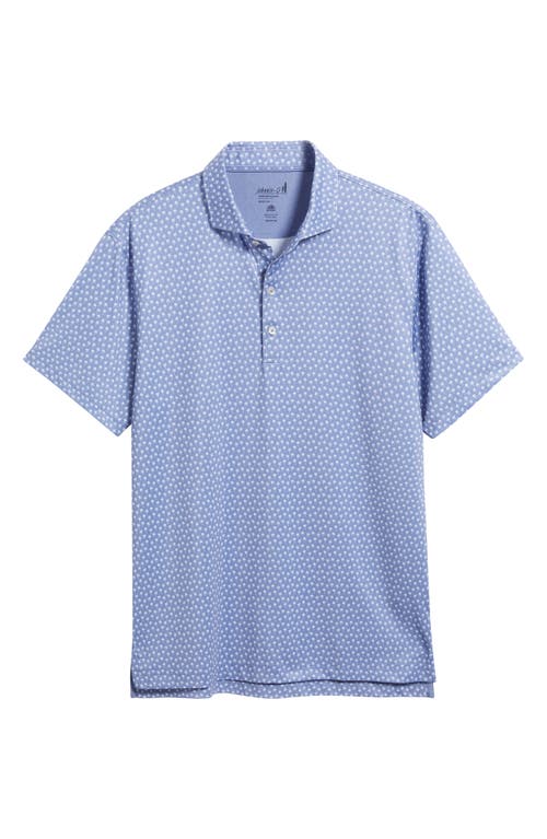 Johnnie-o Areca Palm Tree Print Prep-formance Golf Polo