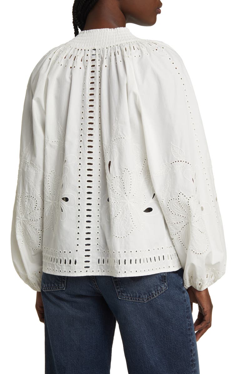 Rails Lucinda Cotton Eyelet Top, Alternate, color,