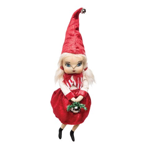 Kaitlin Girl Joe Spencer Gathered Traditions Christmas Art Doll Figure