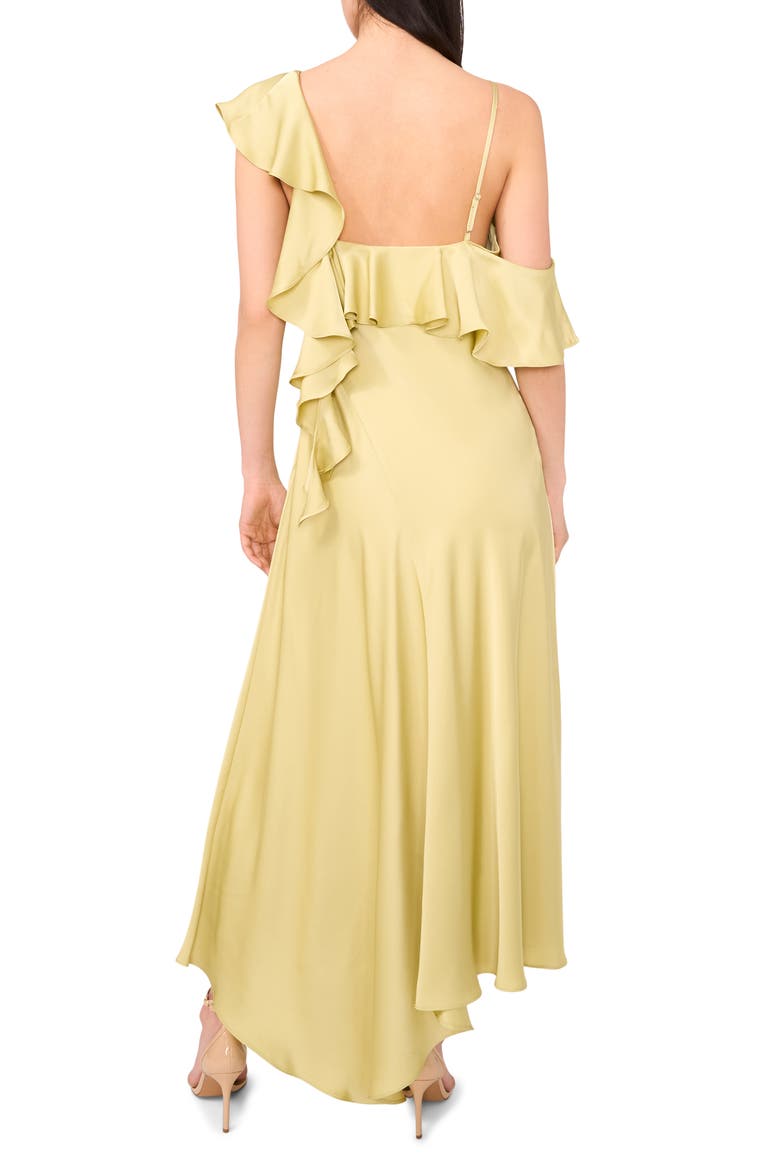 The Bridget Ruffle One-Shoulder Dress, Alternate, color, PISTACHIO
