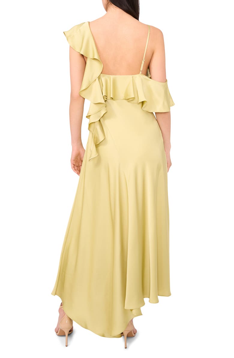 Parker The Bridget Ruffle One-Shoulder Dress, Alternate, color, Pistachio