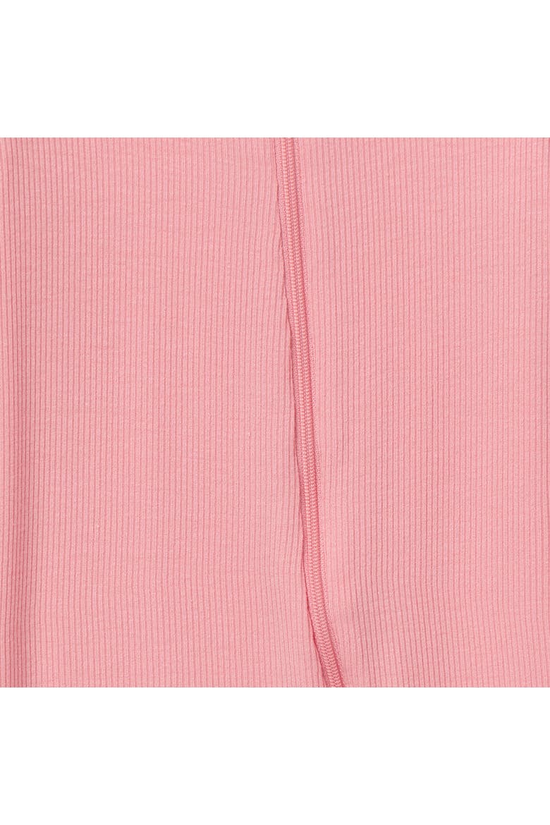 Long Sleeve Footless Rompers, Alternate, color, Pink