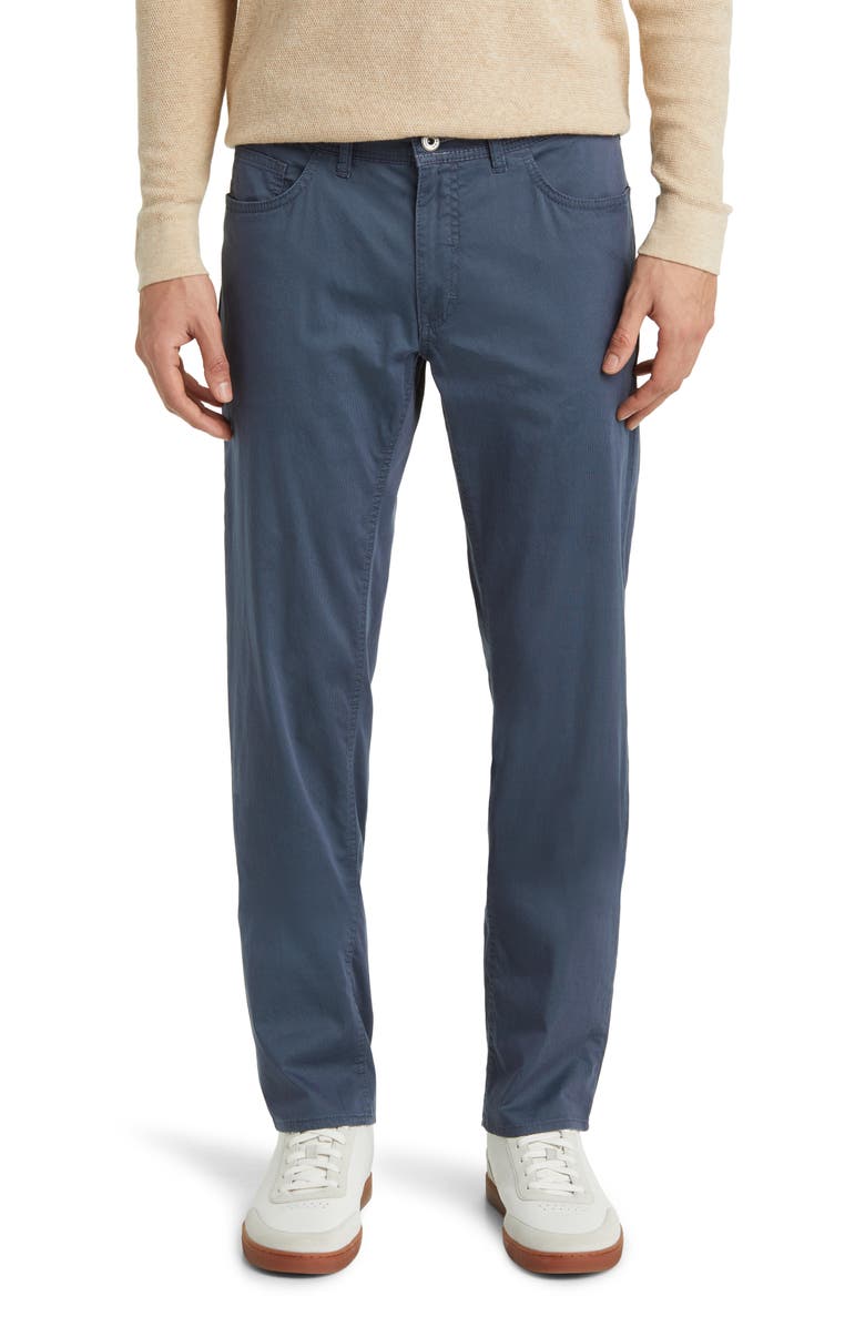 Brax Cooper Microprint Ultralight Five-Pocket Pants, Main, color, Monochrome