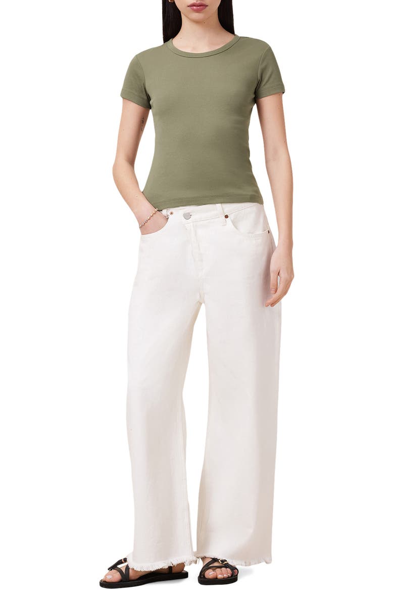 AllSaints Stevie Cotton T-Shirt, Alternate, color, Mermaid Green