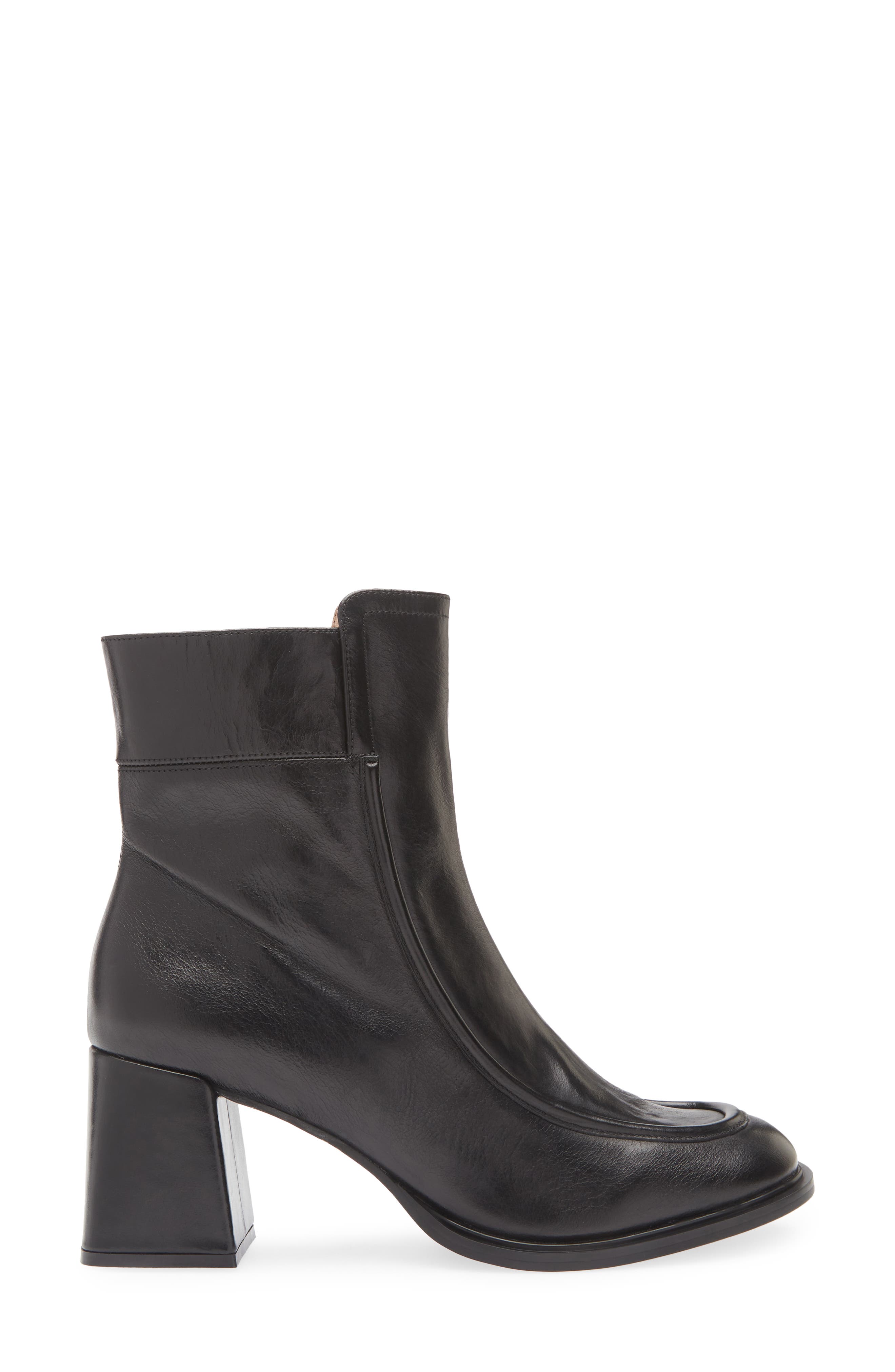 Chocolat Blu Haru Bootie, Alternate, color, Black Leather