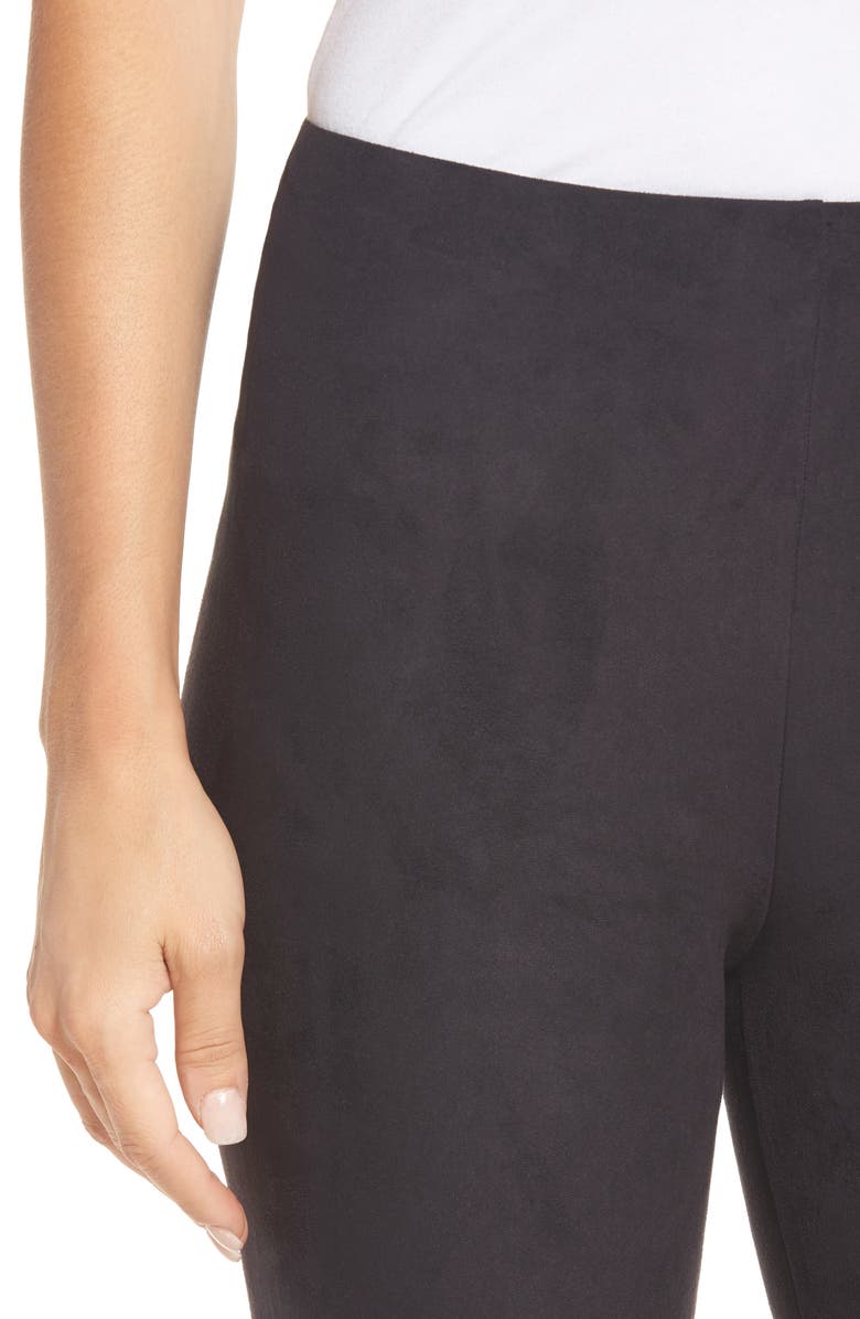 Lysse ́ High Waist Faux Suede Leggings, Alternate, color, 