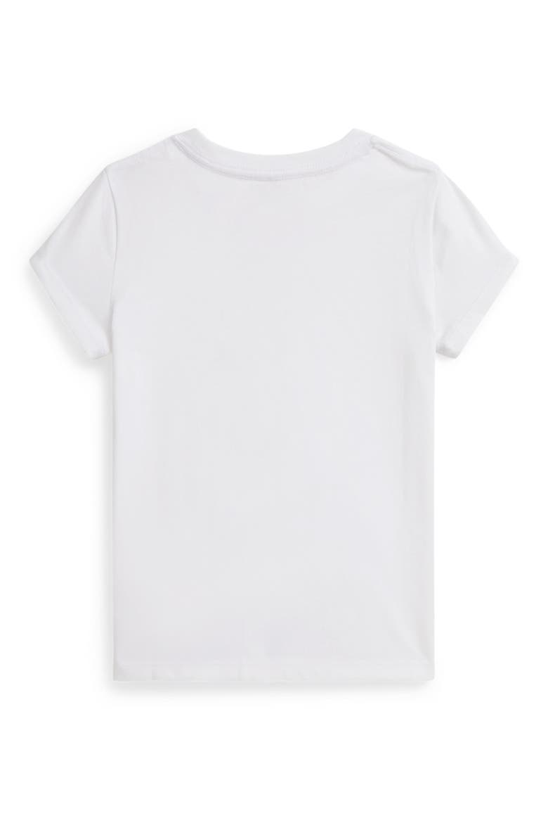 Kids' Polo Bear Cotton Graphic T-Shirt, Alternate, color, WHITE
