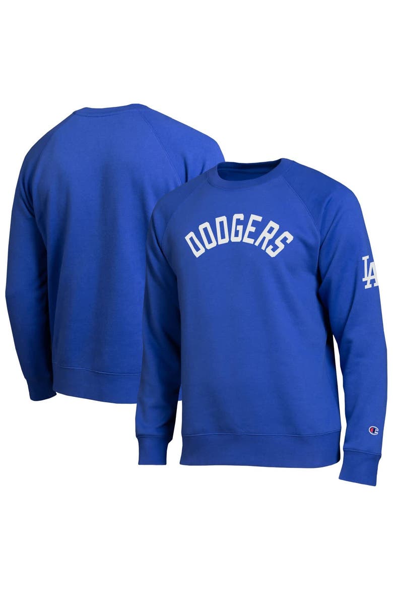 Men's Champion  Royal Los Angeles Dodgers All-Star Sweatshirt, Main, color, Royal