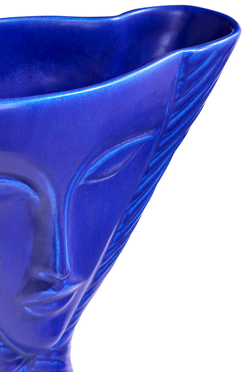 Jonathan Adler Lady Vase In Cobalt Blue
