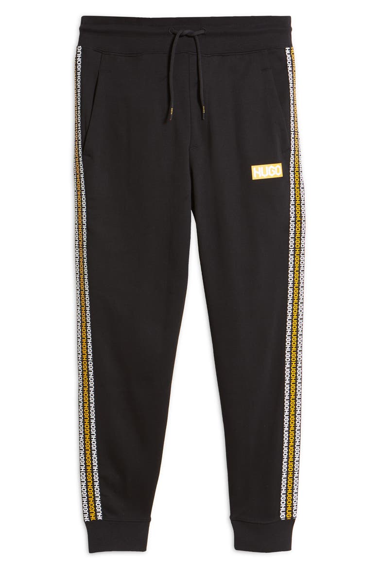 Donburi Logo Sweatpants, Alternate, color, BLACK