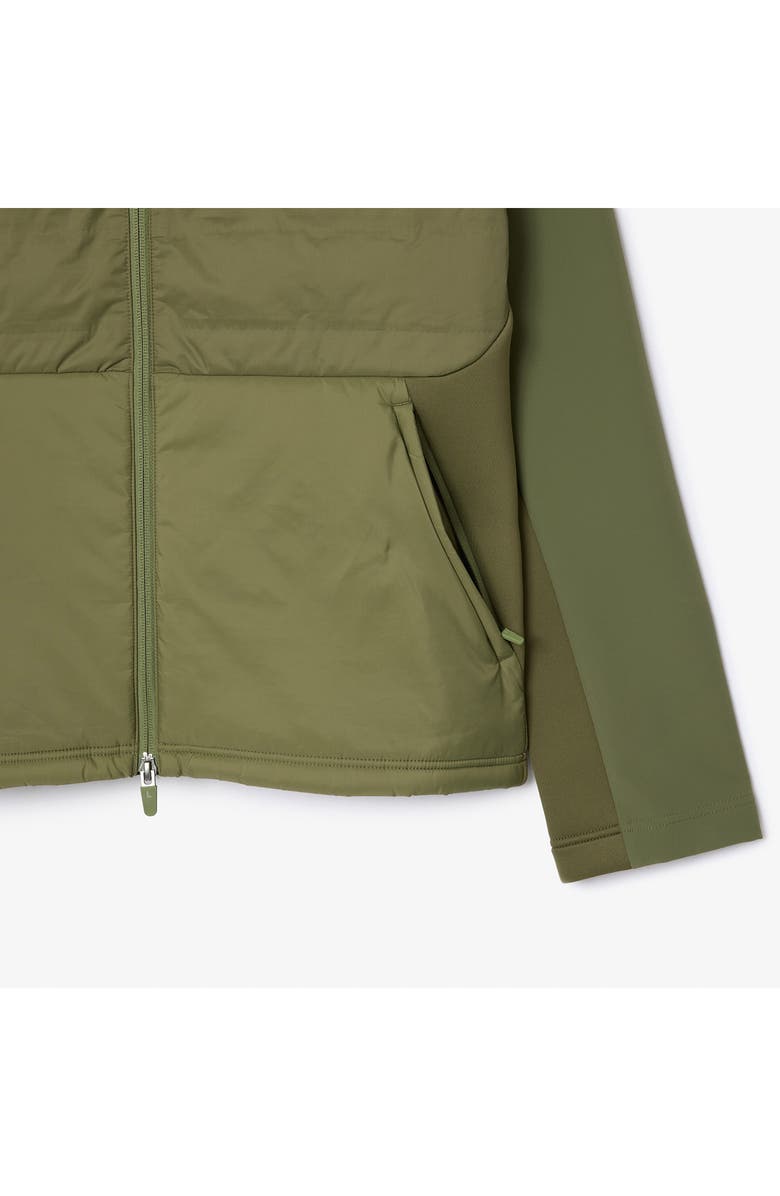 Lacoste Quilted Golf Jacket, Alternate, color, Khaki/ Khaki