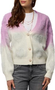 SAACHI Heart Eyelash Cardigan