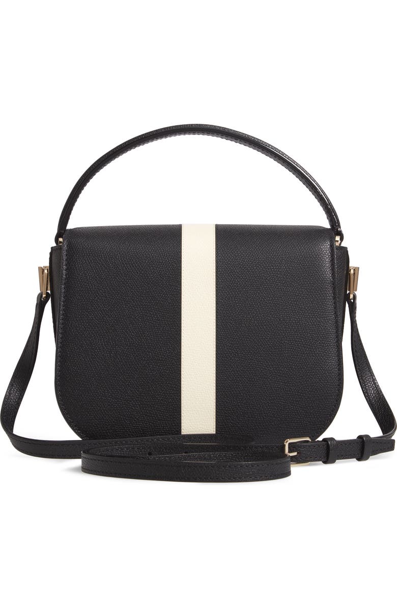 Valextra Iside Stripe Top Handle Bag, Alternate, color,