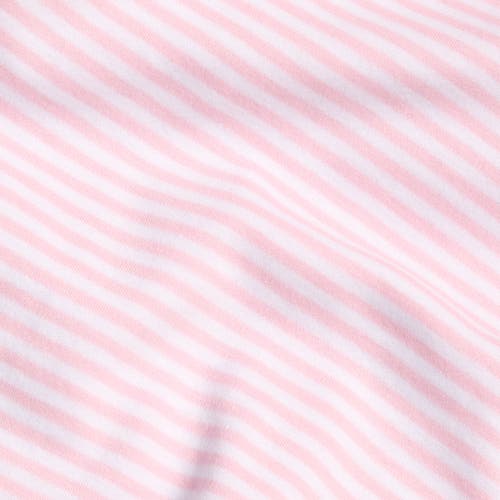 Little English Kids' Striped Turtleneck Dress In Pink