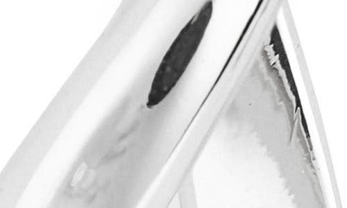 Ettika Twisted Oval Hoop Earrings In Metallic
