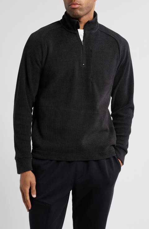 Ridge Brushed Fleece Quarter Zip Pullover