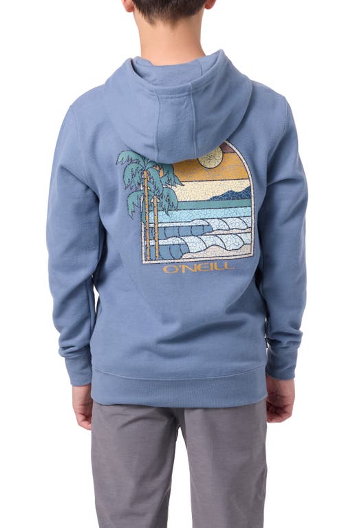 O'neill Kids' Fifty Two Graphic Hoodie In Blue