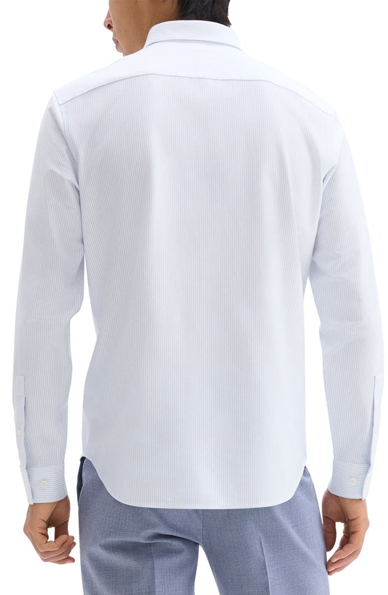Theory Sylvain Pinstripe Button-Up Shirt, Alternate, color, 