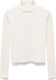 MANGO TEEN Cotton Rib Polo
