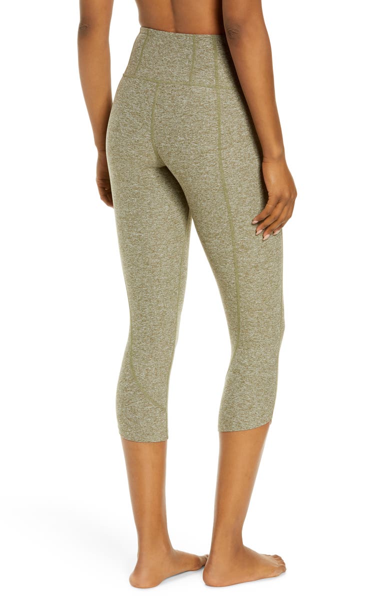 Zella Restore Soft High Waist Tulip Crop Leggings, Alternate, color, 
