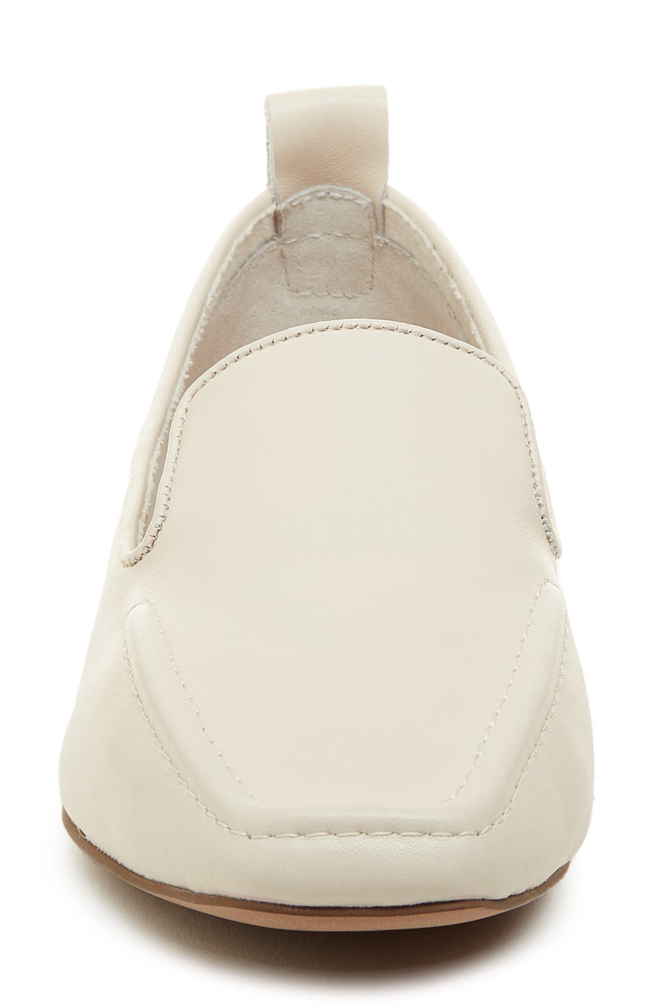 Kelsi Dagger Brooklyn Finley Square Toe Flat, Alternate, color, Cream