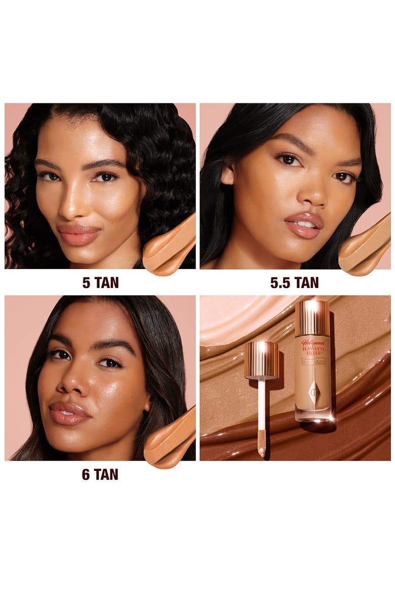 Hollywood Flawless Filter Primer & Highlighter, Alternate, color, 6 DARK TAN
