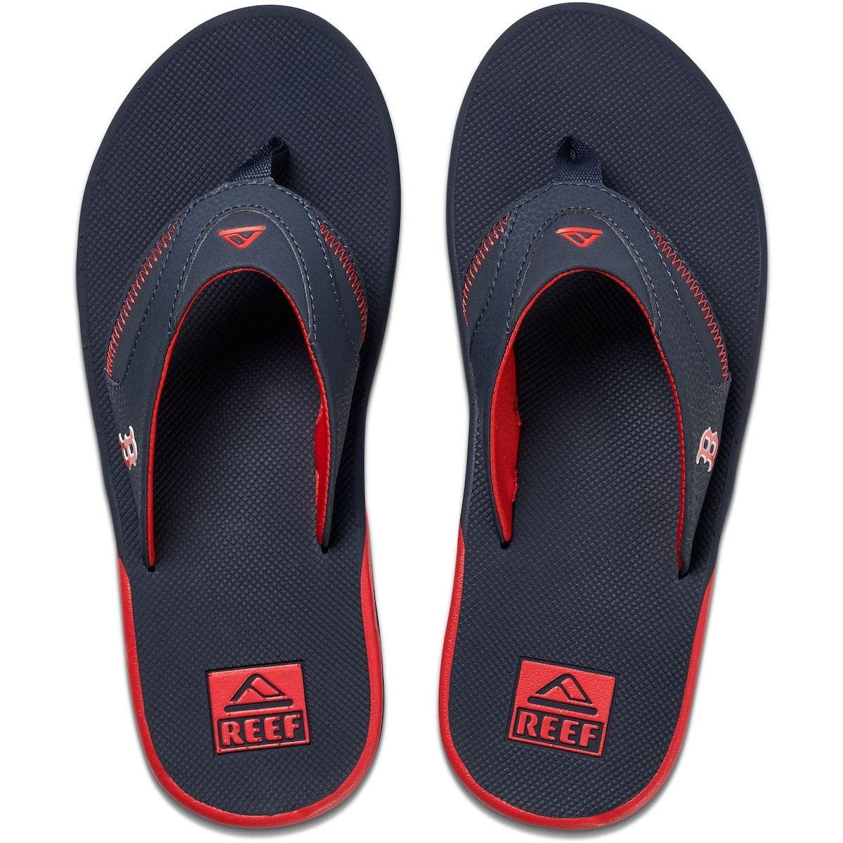 Reef Men's REEF Boston Red Sox Fanning Bottle Opener Sandals, Alternate, color, 