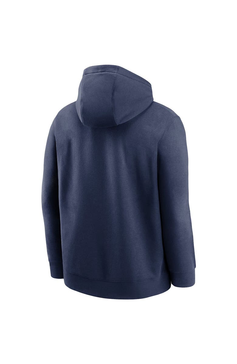 Nike Men's Nike Navy Seattle Mariners Team Lettering Club Pullover Hoodie, Alternate, color, 