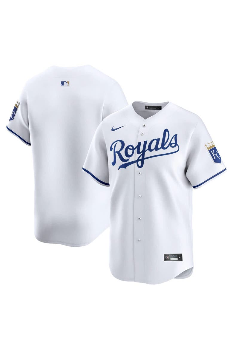 Men's Nike White Kansas City Royals Home Limited Jersey, Main, color, White