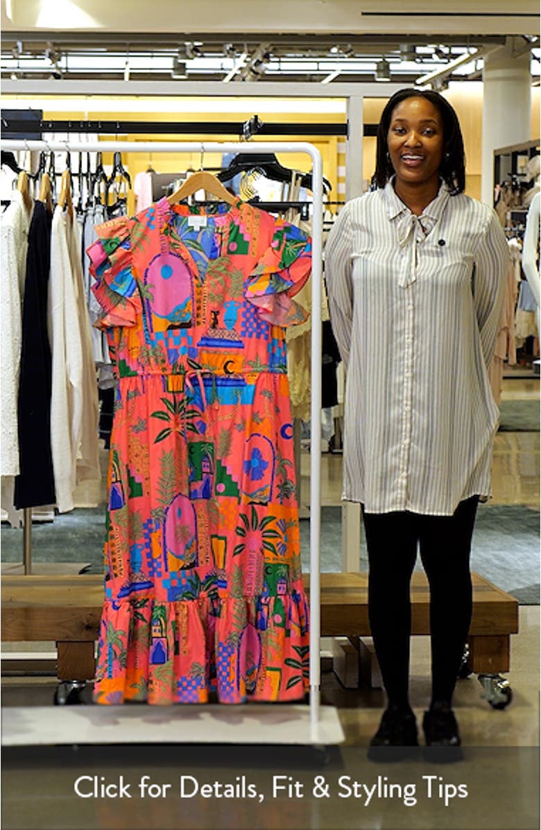 Lanus City Dillan Ruffle Midi Dress, sales video thumbnail