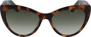 FERRAGAMO Salvatore Ferragamo 56mm Cat Eye Sunglasses