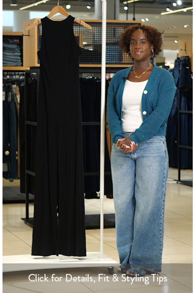 Smooth Halter Wide Leg Jumpsuit video