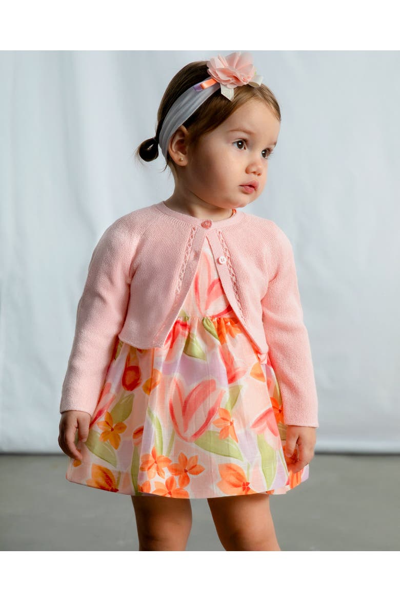 Tricot Cardigan, Alternate, color, Light Pink