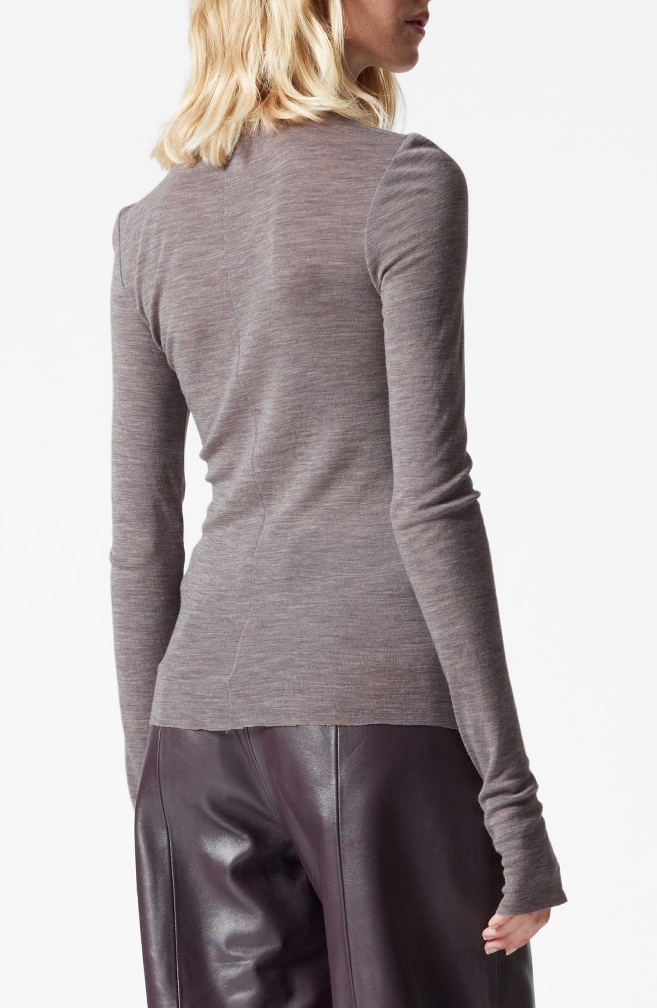 Sheer Wool Sweater - image 2