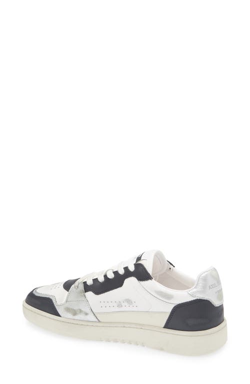 Axel Arigato White Black Round Toe Sneakers In White