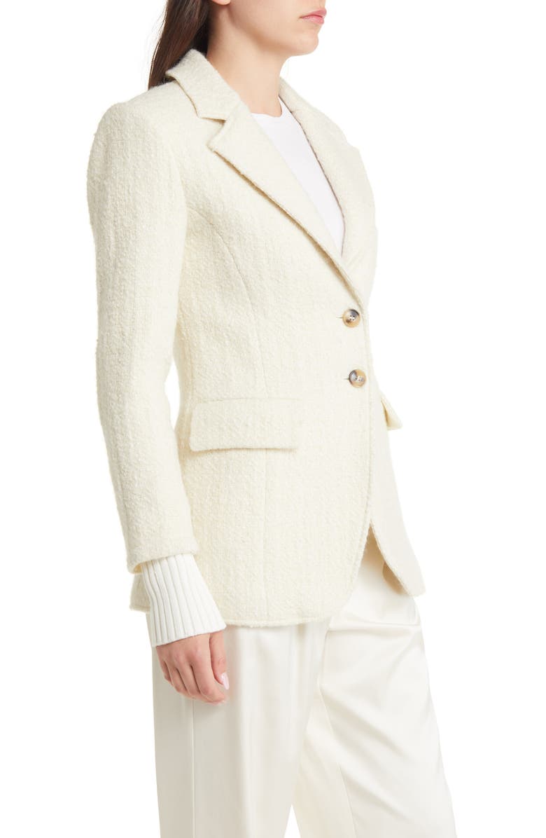 Favorite Daughter The City Layered Tweed Blazer, Alternate, color, White Boucle