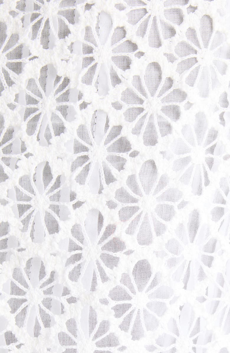 Isabel Marant Ludivine Crochet Cotton Top, Alternate, color, Ecru