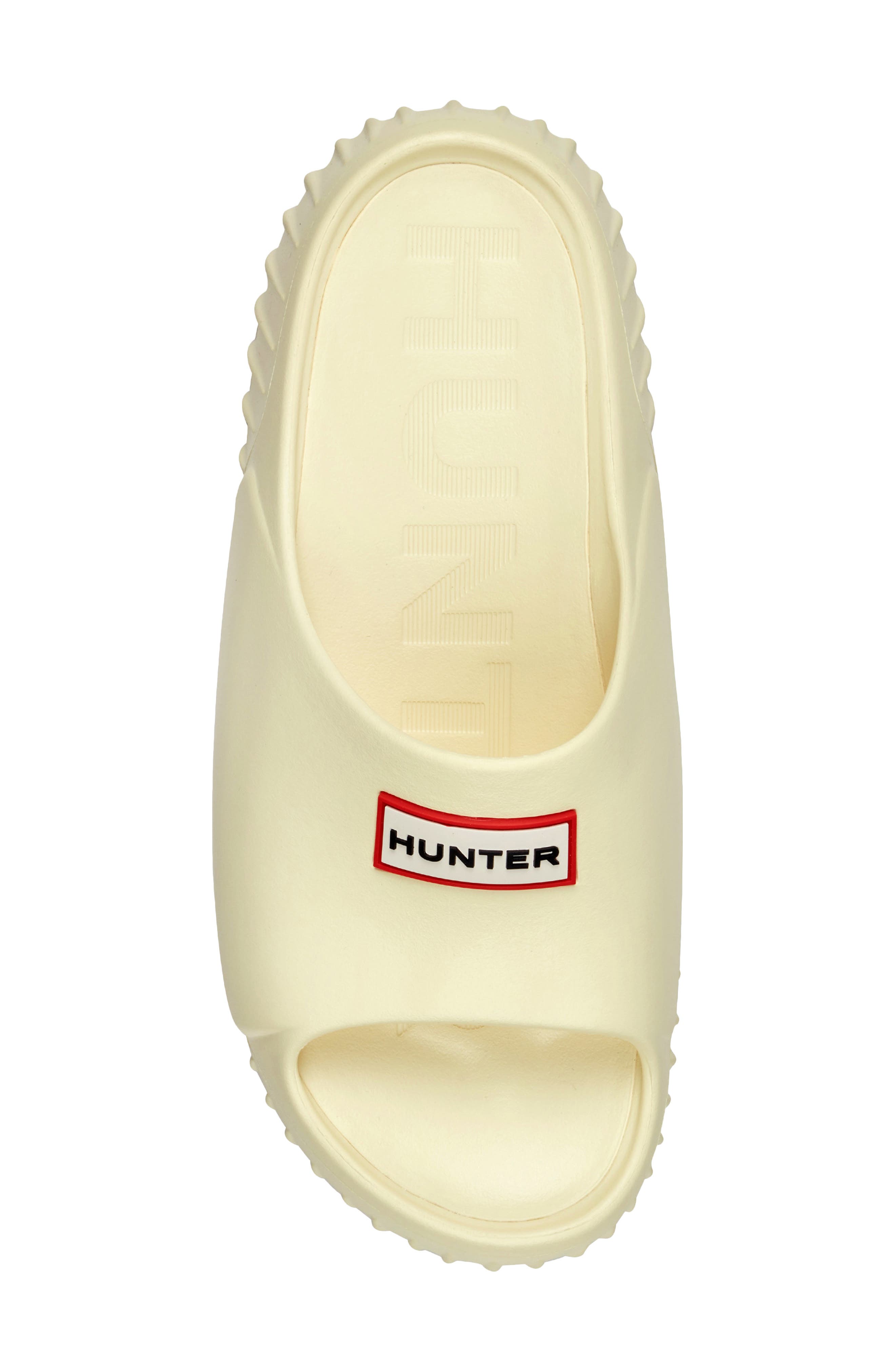 Hunter Faroe Platform Slide Sandal, Alternate, color, Yellow