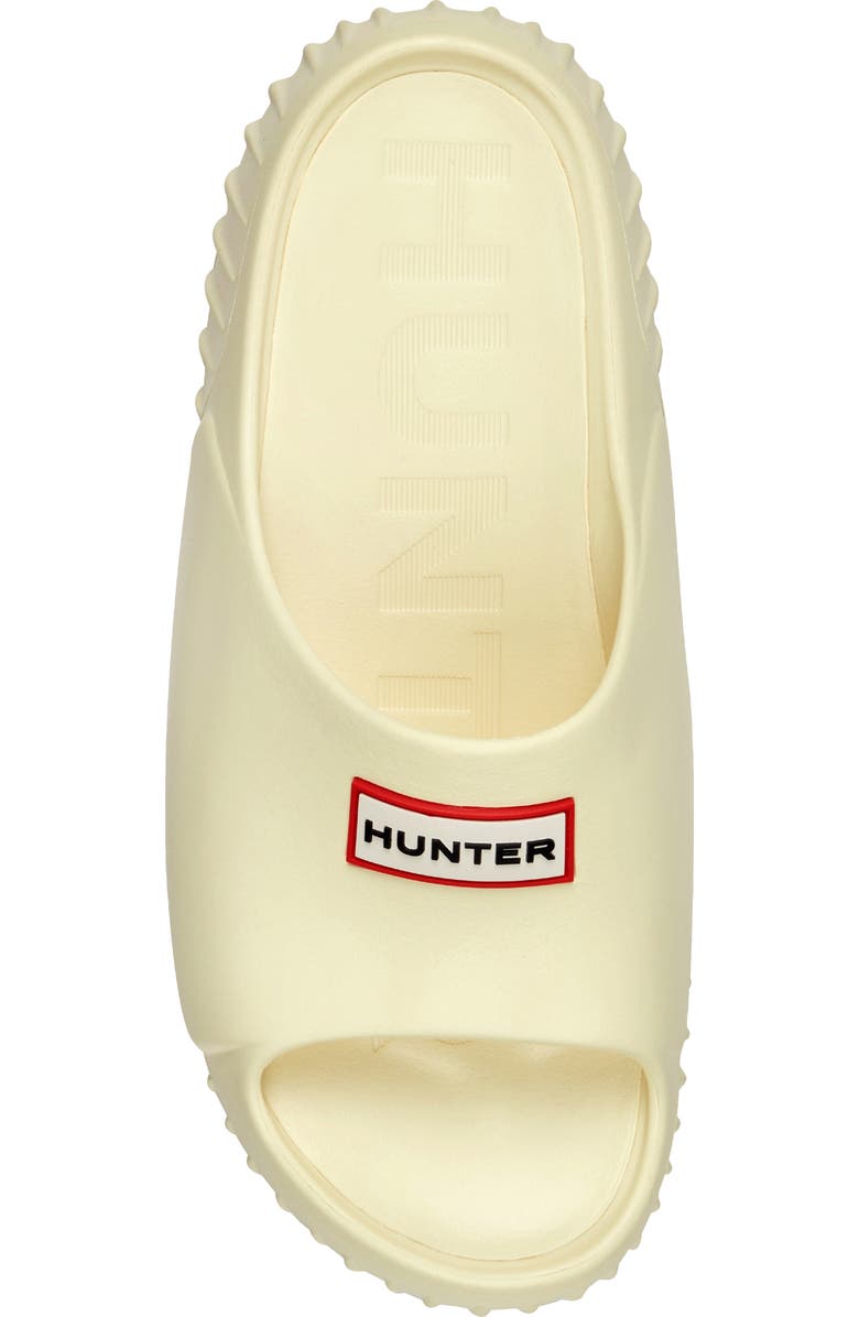 Hunter Faroe Platform Slide Sandal, Alternate, color, Yellow