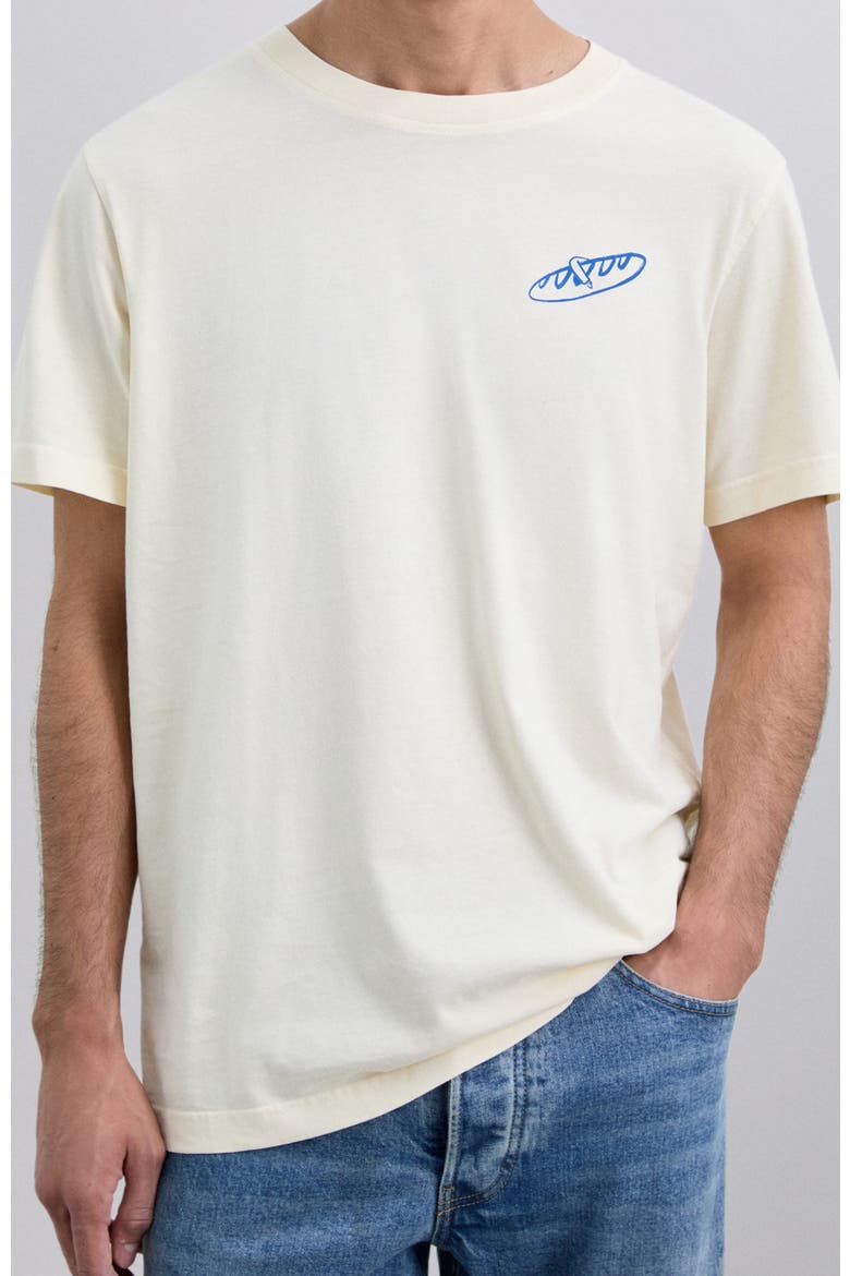 Baguette Tee, Main, color, Cream