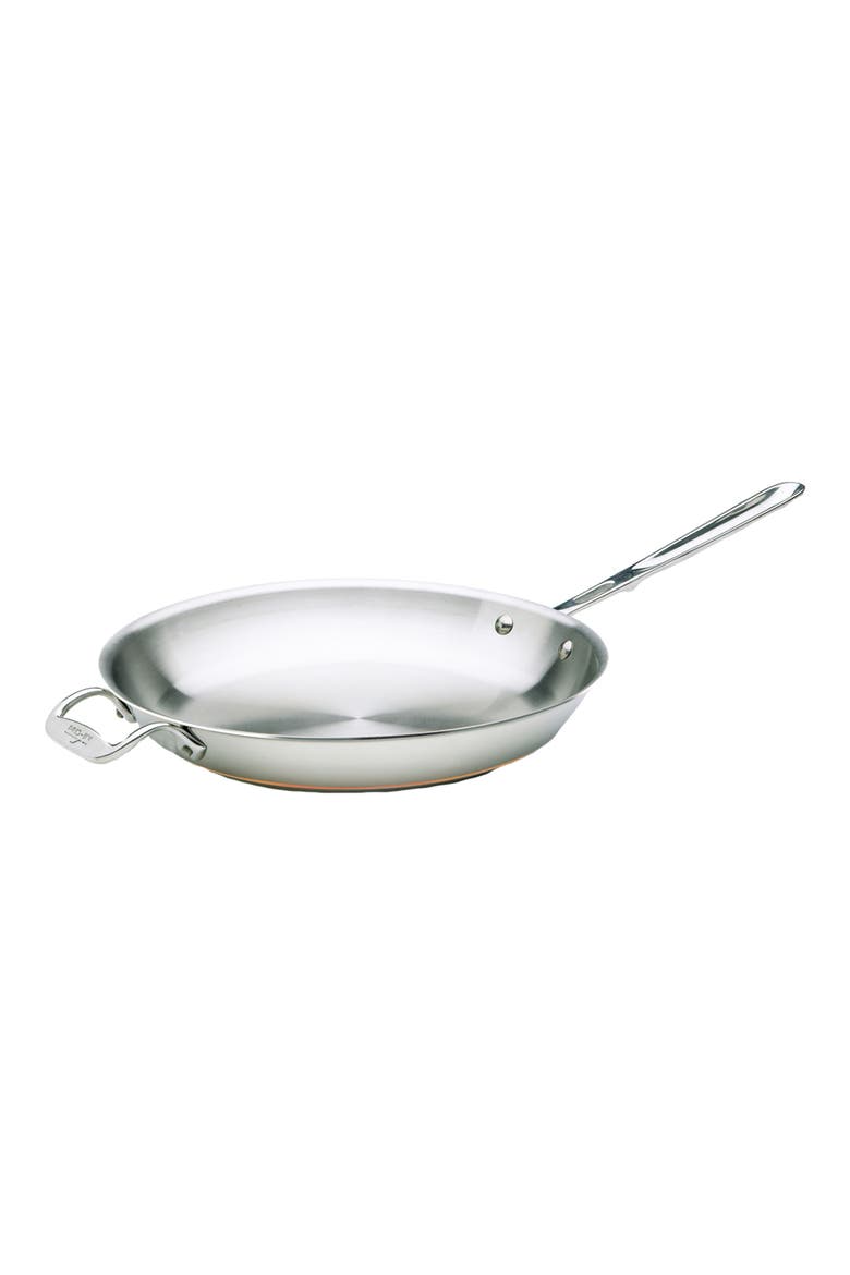 Copper Core 12-Inch Fry Pan, Main, color, STAINLESS STEEL