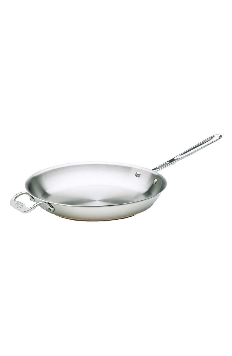 All-Clad Copper Core 12-Inch Fry Pan, Main, color, Stainless Steel