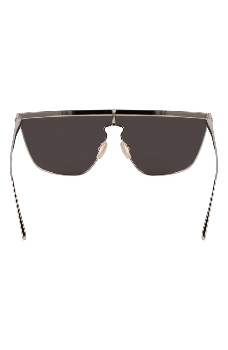 Victoria Beckham 59mm Shield Sunglasses, Alternate, color, Silver Mirror