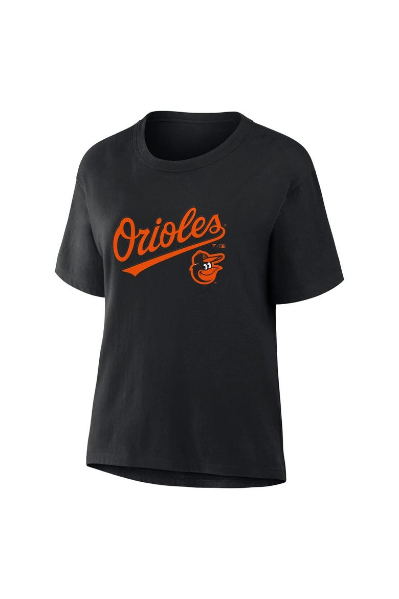 Women's Fanatics Black Baltimore Orioles Lockup Legacy T-Shirt, Alternate, color, Black
