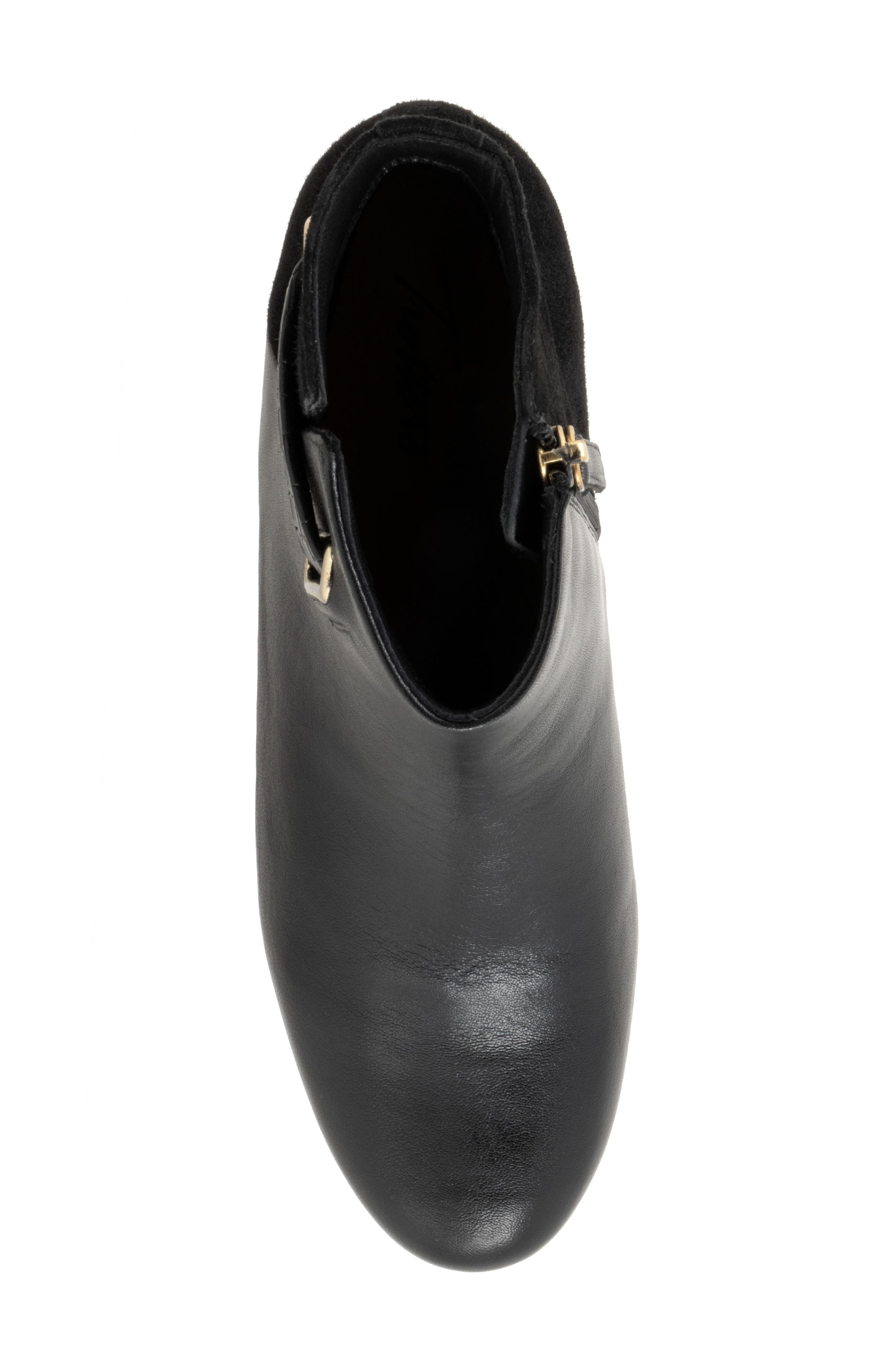 Maxwell Bootie, Alternate, color, BLACK/ BLACK SUEDE