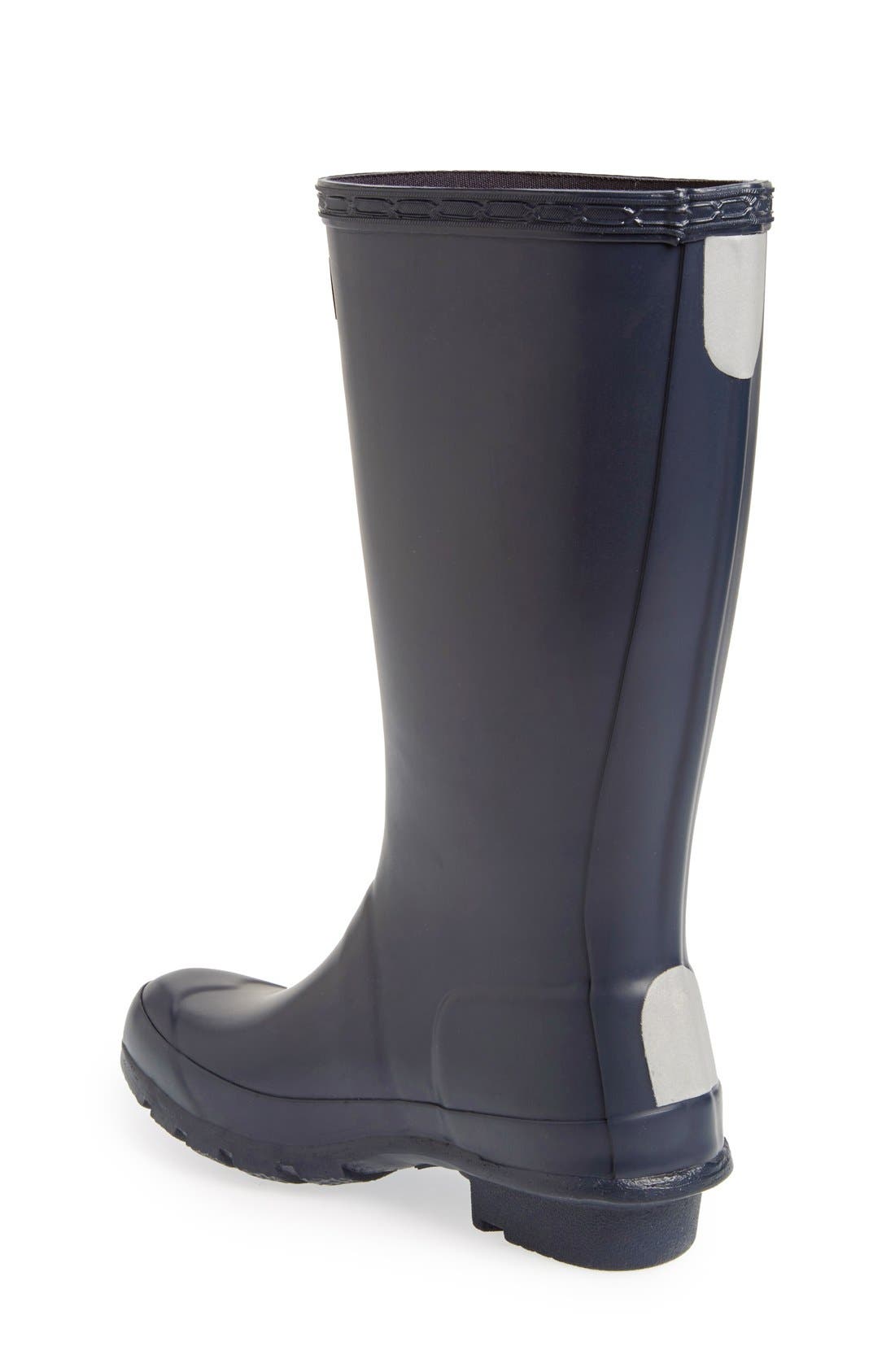Hunter Kids' Original Rain Boot, Alternate, color, Navy